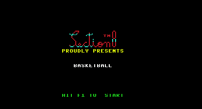Basketball (by Section 8) Title Screen